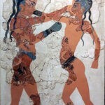 Akrotiri fresco van boksers