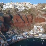 Oude haven van Santorini