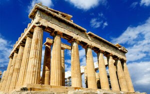 Parthenon op de Akropolis - Griekenland reis Odysee