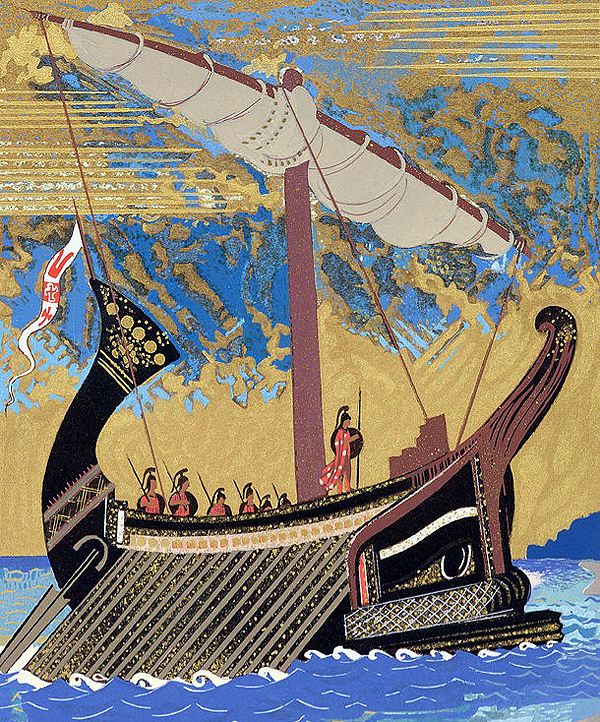 Schip van Odysseus - reis Griekenland